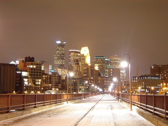 http://commons.wikimedia.org/wiki/File:Downtown_Minneapolis_at_night.JPG